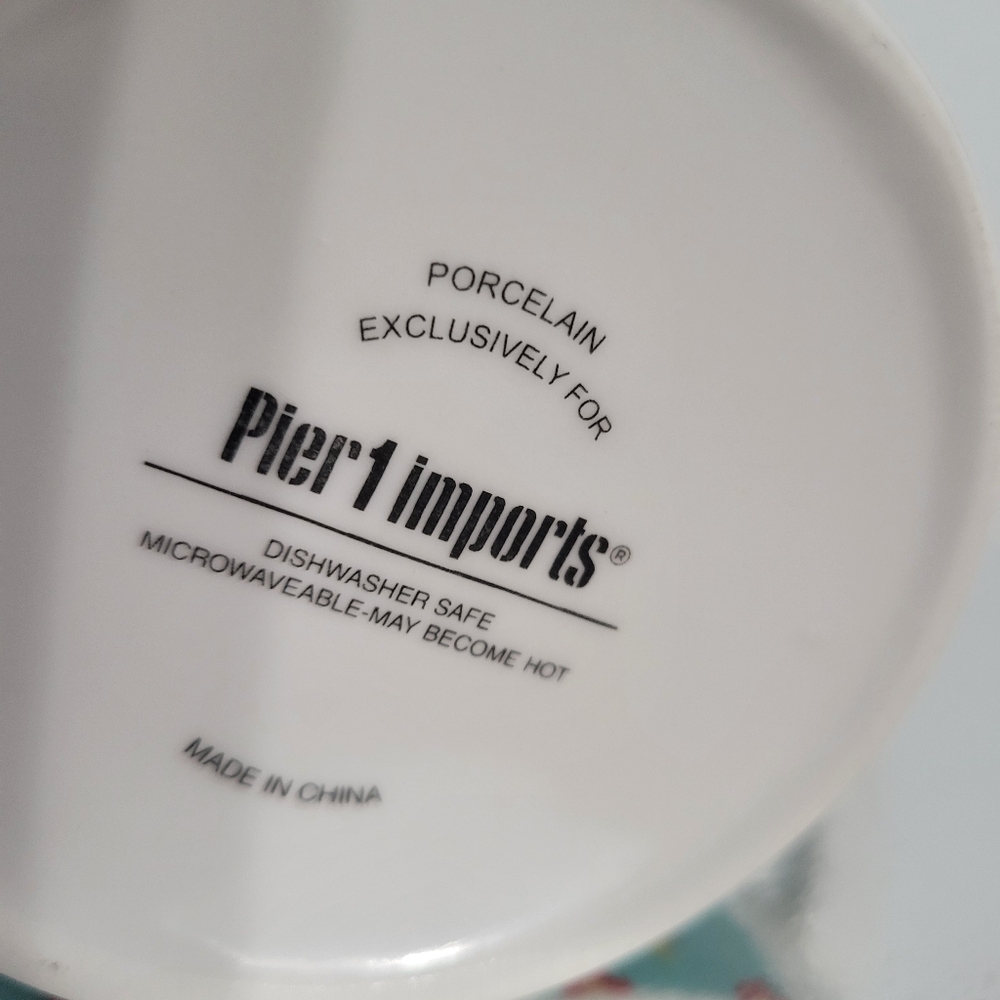 PIER 1 Imports Coffee Mug 16oz I've Got My Sassy Pants On Oversized Cup Floral - Picture 6 of 7
